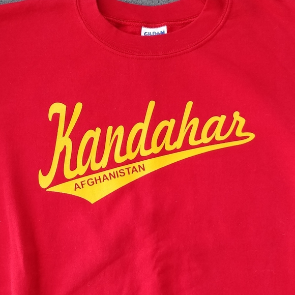 Kandahar Afghanistan Gildan Cotton Sweatshirt XL - Picture 2 of 5